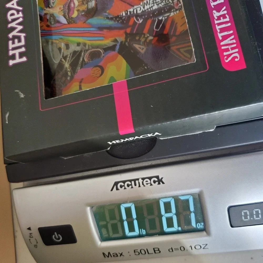 Hempacka Shatter Resistant Glass Rolling Tray Psychedelic Pop Art Design